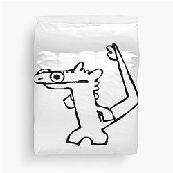 Dancing duvet cover
