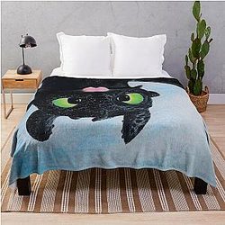 Toothless Flight Throw Blanket