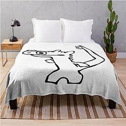 Dancing throw blanket