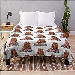 Kathy Hilton Homeless Not Toothless Throw Blanket