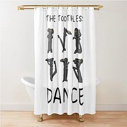 Toothless dragon dancing meme 
httyd cas van de pol The toothless dance Shower Curtain