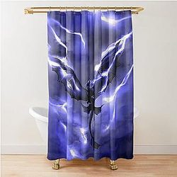 Toothless Night Fury Shower Curtain
