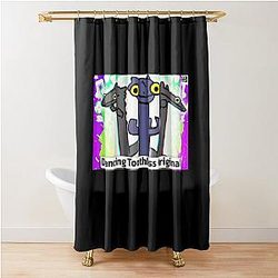 Toothless Dancing Shower Curtain