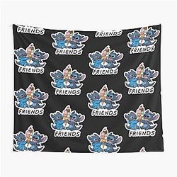Stitch Toothless Friends Tapestry