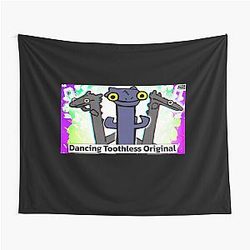 Toothless Dancing by JK Tapestry