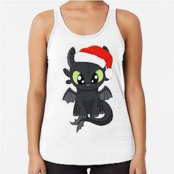 Christmas Toothless Baby Dragon Night Fury - Best Gifts For Men & Women Racerback Tank Top