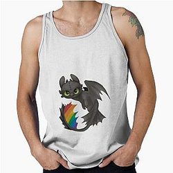 Toothless Pride Rainbow Tank Top