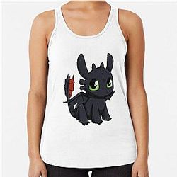 Toothless Night Fury Racerback Tank Top