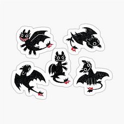 Toothless Stickers