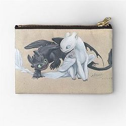 Toothless and Lightfyre Zipper Pouch