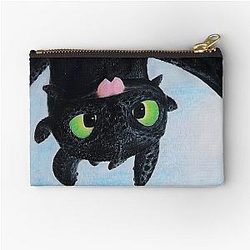 Toothless Upside Down Flight Pouch