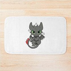 Cute Angry Dragon Toothless Night Fury Bath Mat