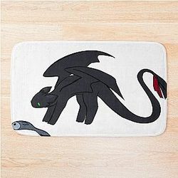 Toothless Fish Bath Mat