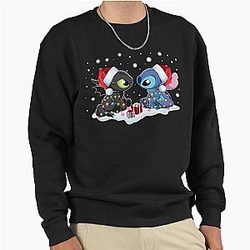 Stitch and Toothless Santa Christmas Dad Shirt t shirt bundle Sweatshirt