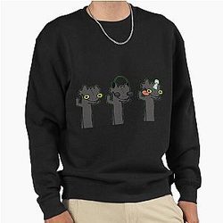 Dancing Toothless Pullover Sweatshirt