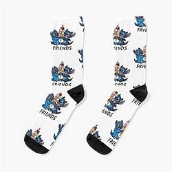 Stitch Toothless Cute Friends Socks