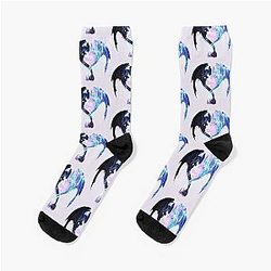 Dragon Heart of Toothless and Light Fury Socks