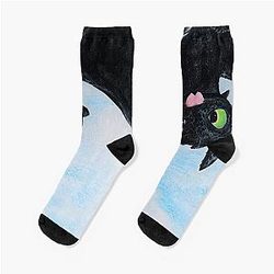 Toothless Upside Down Flight Socks