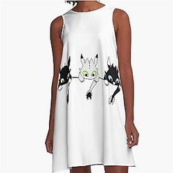 Toothless babies A Line Dress