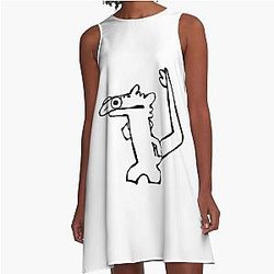 Dancing Toothless A-line Dress