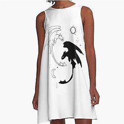 How to Train Your Dragon Toothless A-Line Dress