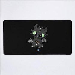 Toothless Playing With Kendama Desk Mat