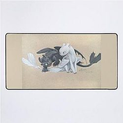 Toothless and Lightfury Desk Mat
