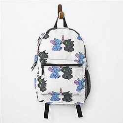 Stitch and Toothless Artwork Backpack