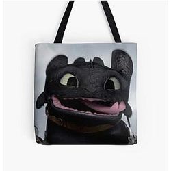 Cute toothless tote bag.