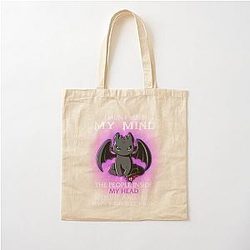 Toothless Dragon Cotton Tote Bag