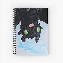 Toothless Flight Spiral Notebook