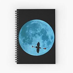 Toothless Moon Spiral Notebook