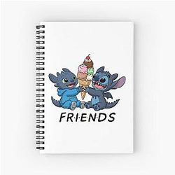 Stitch x Toothless Spiral Notebook