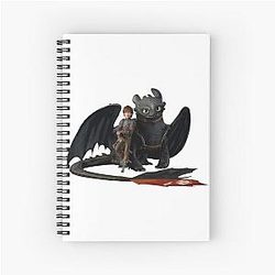 Hiccup & Toothless Spiral Notebook