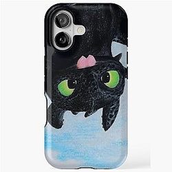 Toothless Down Flight iPhone Tough Case