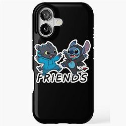 Stitch and Toothless are friends iPhone Case