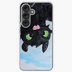 Toothless Down Flight Samsung Galaxy Soft Case