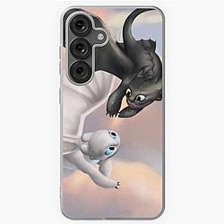 Toothless and his Light Fury Samsung Galaxy Soft Case