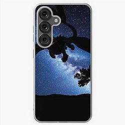 Toothless Flying In Night Sky Samsung Galaxy Soft Case