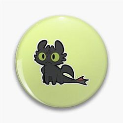 Toothless Night Fury Pin