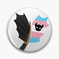 Toothless Trans Pride Pin