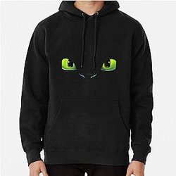 Toothless Dragon Eyes Pullover Hoodie