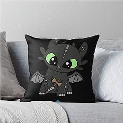 Toothless Playing With Kendama Design Classic Throw Pillow