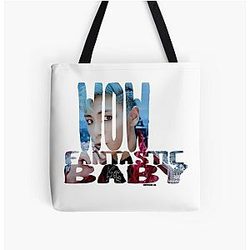 BANG Wow Fantastic Baby T.O.P Big All Over Print Tote Bag