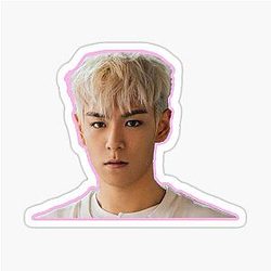 Pink T.O.P - Big Bang - Choi Seung Hyun Sticker