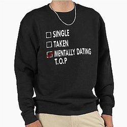 Mentally dating T.O.P Choi Seunghyun Pullover Sweatshirt
