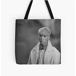 T.O.P Grey All Over Print Tote Bag