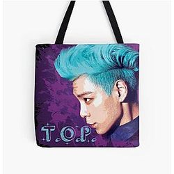 T.O.P Big Bang All Over Print Tote Bag