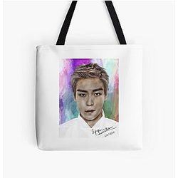 T.O.P from Big Bang All Over Print Tote Bag