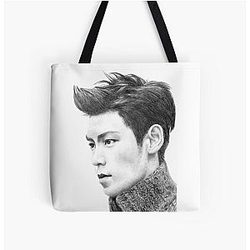 T.O.P Pencil Drawing Tote Bag